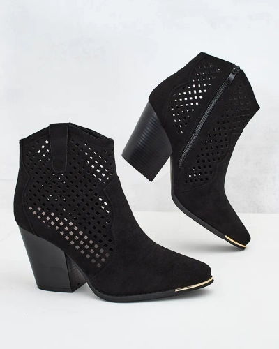 Royalfashion Bottes ajourées Tonnet pour femme