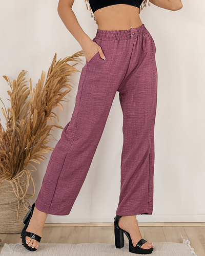 Royalfashion Pantalon large pour femme