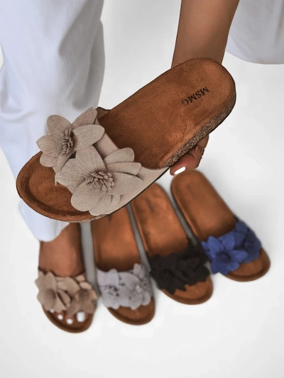 Tong Royalfashion pour femmes avec des fleurs colorées