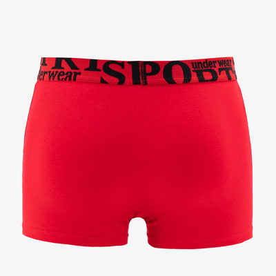 Boxer homme Noël rouge - Sous-vêtements
