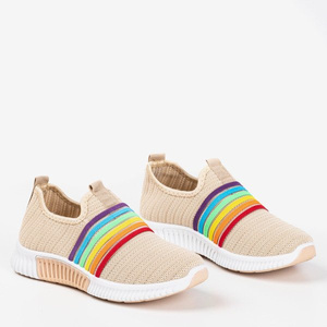 Chaussures de sport beiges pour femmes - sur Sweet Rainbow - Footwear