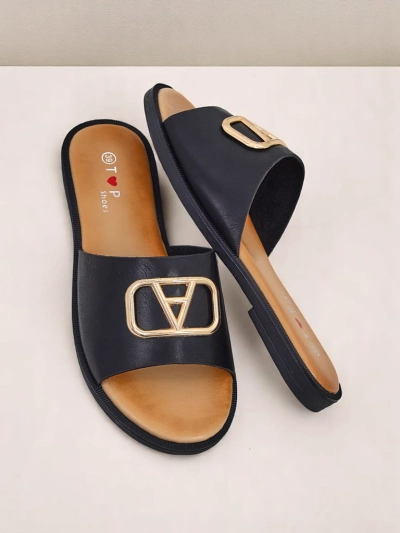Royalfashion Sandales plates pour femmes Ohanna