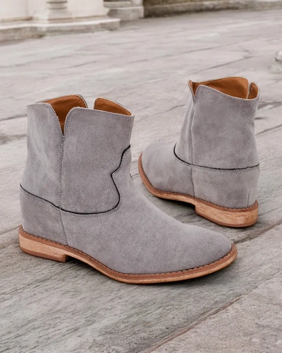 Royalfashion Bottines style cow-boy sur un talon couvert Bluestone