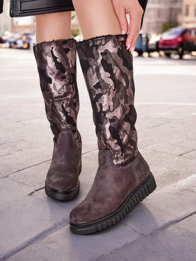 Bottes Molis pour femmes à hauteur de genou Royalfashion