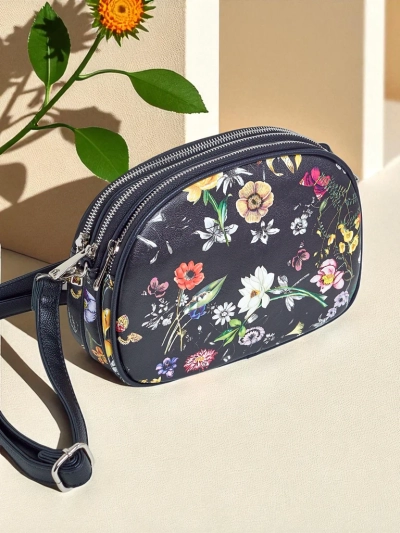 Royalfashion Petit sac à main femme en cuir écologique Floriana