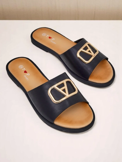 Royalfashion Sandales plates pour femmes Ohanna