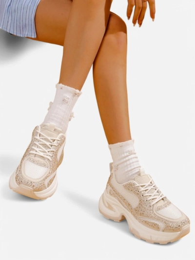 Baskets de sport pour femmes Royalfashion avec des strass Bloss