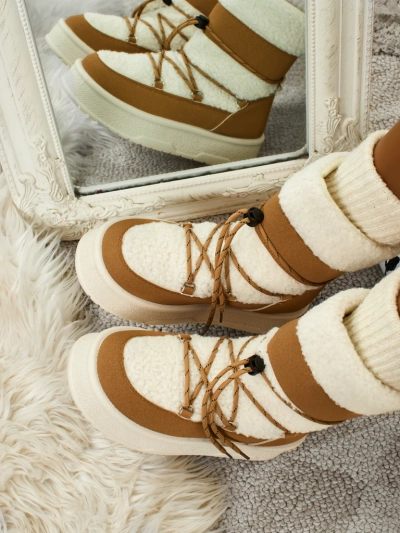 Bottes imitation bottes de neige pour femmes Quill Haven