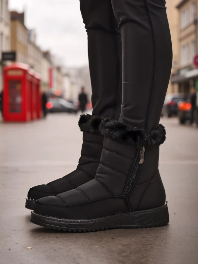 Royalfashion Bottes de neige pour femmes Fiego