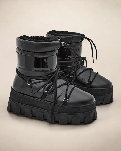 Royalfashion Bottes de neige pour femmes Focope