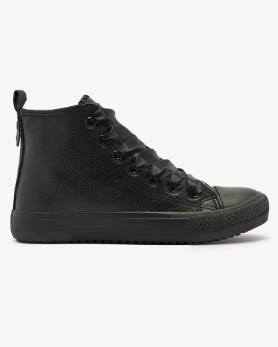 Black Baskets de sport pour femmes Macako- Footwear