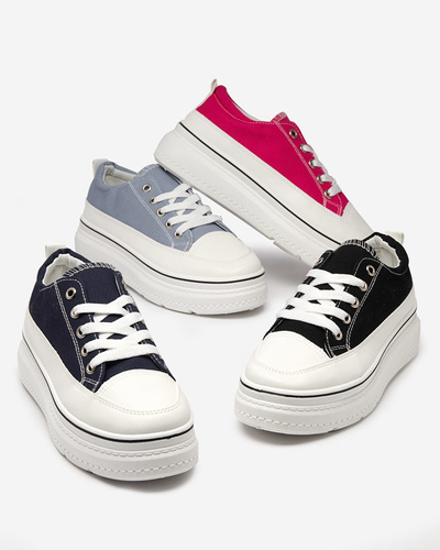 OUTLET Baskets noires pour femmes sur la plateforme Veritar - Footwear