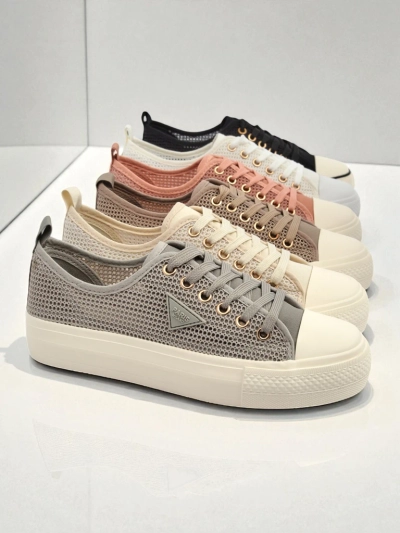 Baskets pour femmes Callista Mesh Light Grey – confort et style pour l'été et l'automne