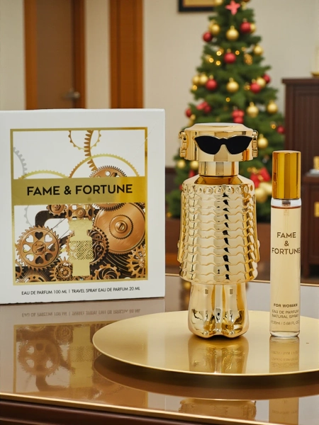 Coffret Inspirowana Damska woda perfumowana oraz perfumetka Fame Gold