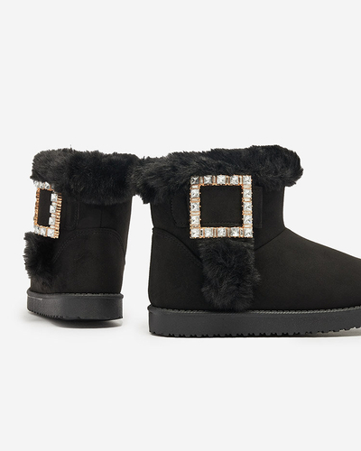 Royalfashion Bottes pour femmes a'la bottes de neige avec ornement Galaes
