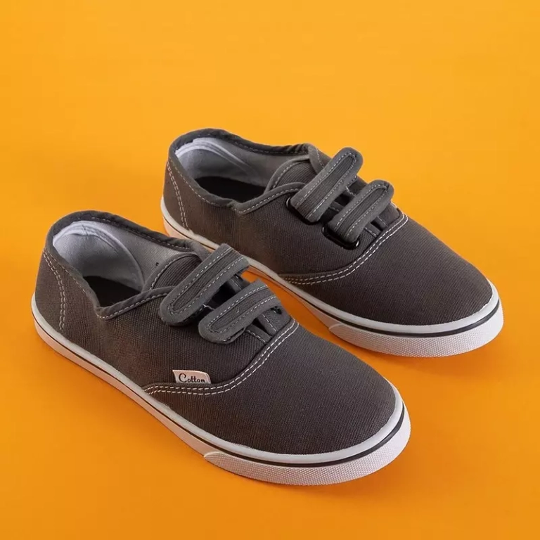 Baskets garçon Almir gris foncé - Footwear