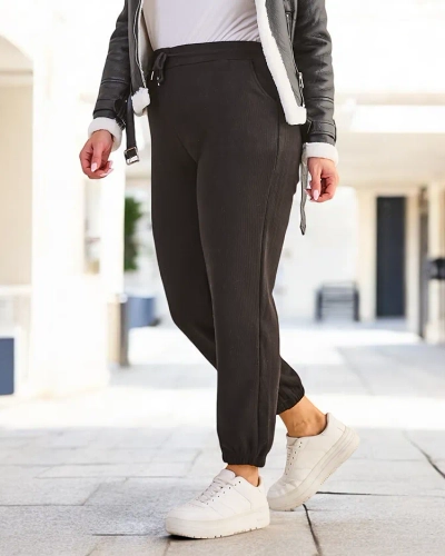 Royalfashion Pantalons de jogging pour femmes