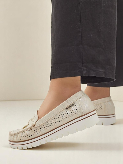Mocassins perforés Royalfashion pour femmes Elissas