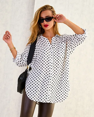 Royalfashion Chemise imprimée pour femme