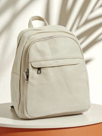 Royalfashion Sac à dos pour femmes en cuir écologique Evelin Day