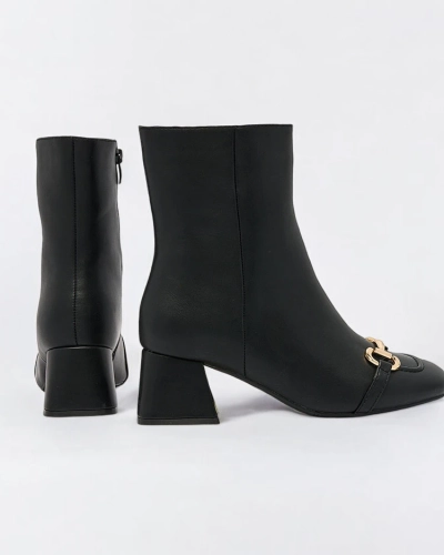Royalfashion Bottes basses à talon aiguille pour femmes Referra