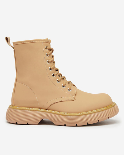Royalfashion Bottes femme Kucillo marron clair mat