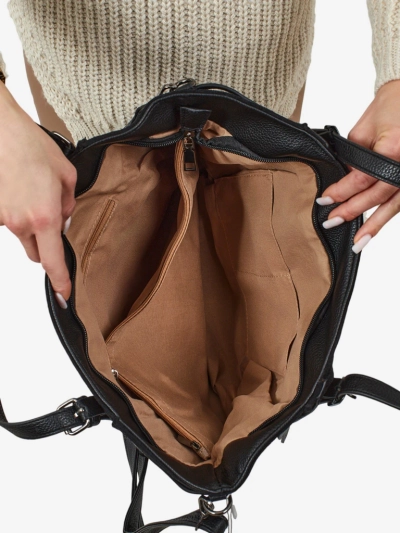 Sac à main shopper pour femmes en éco-daim Daville