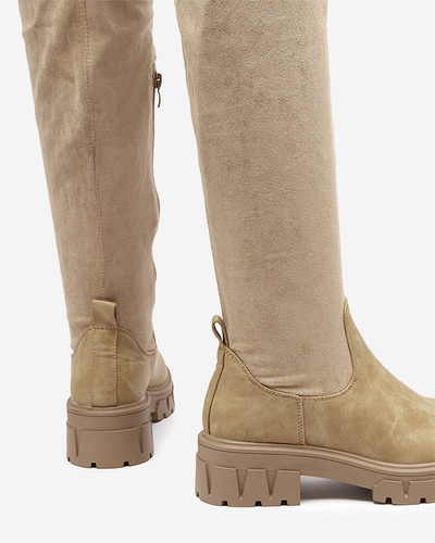 Cuissardes kaki pour femmes Liki - Footwear