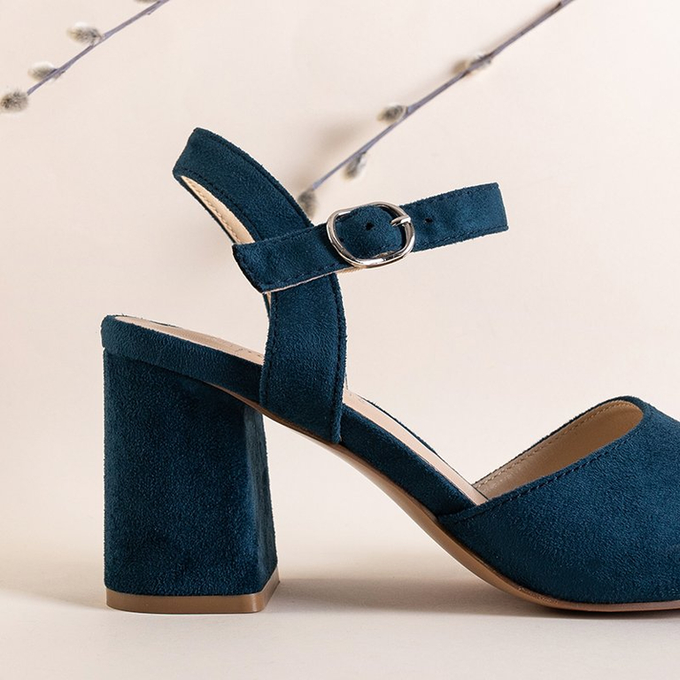 OUTLET Sandales bleu marine sur le poteau Elga - Footwear