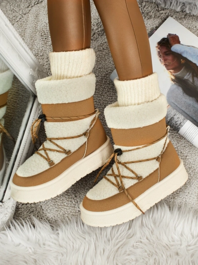 Bottes imitation bottes de neige pour femmes Quill Haven