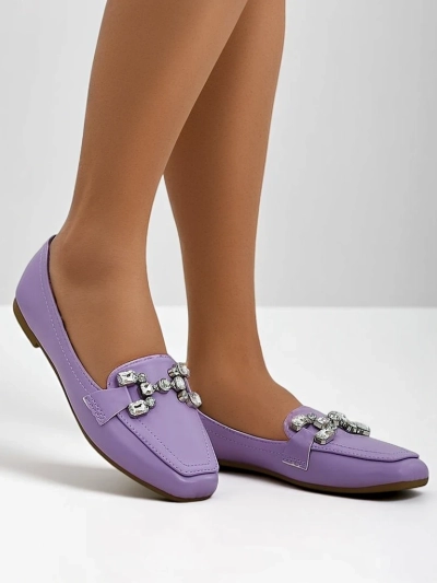 Mocassins Royalfashion pour femmes avec des strass Lecilla