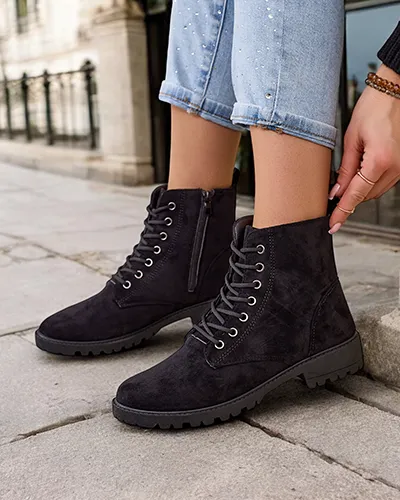 Les bottines pour femmes de Royalfashion sont un modèle de travail appelé Erino