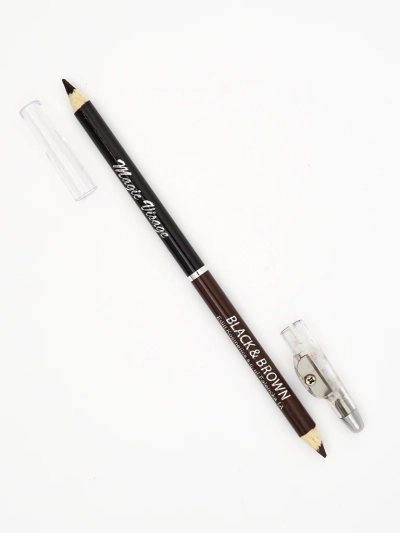 Crayon à sourcils bicolore avec taille-crayon Brow Duo Shade