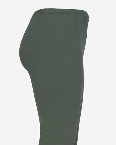 Legging vert foncé TAILLE 3/4 PLUS pour femme - Vêtements