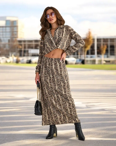 Royalfashion Ensemble à motifs pour femmes