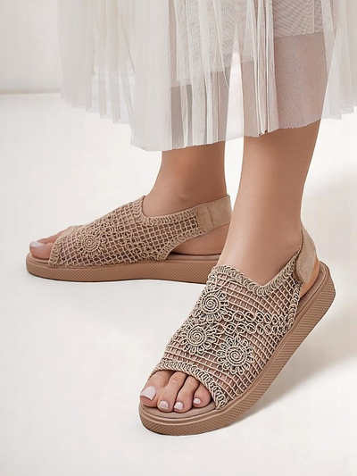 Sandales ajourées Levay pour femmes Royalfashion avec tige