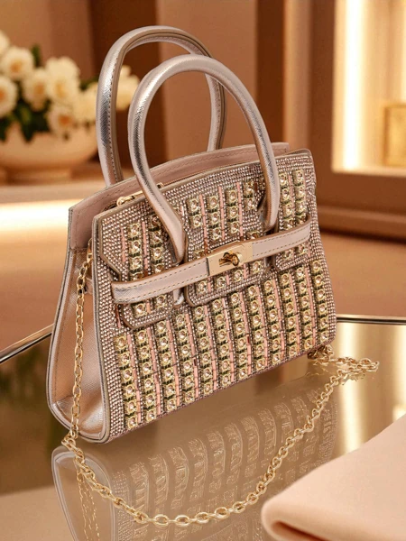 Royalfashion Pochette pour femme avec zircons Seren Voux