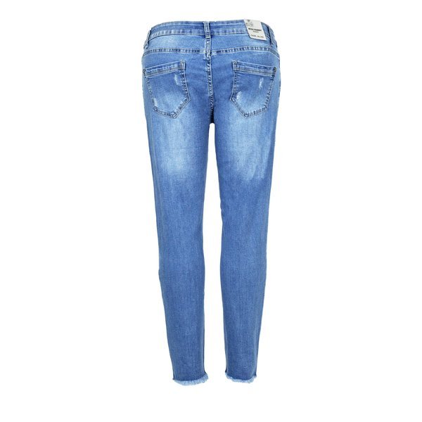Jean bleu de coupe moyenne - Pantalon 1