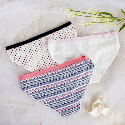 3 / pack Culottes à motifs multicolores - Sous-vêtements