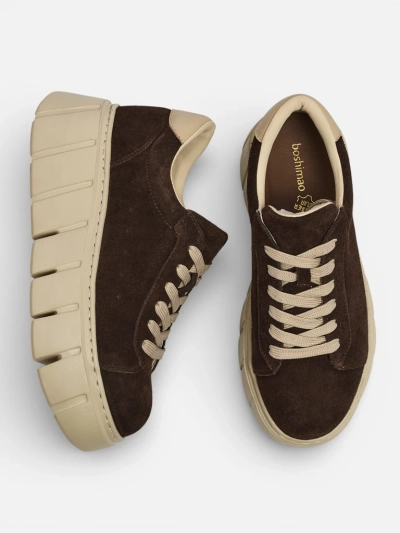 Baskets de sport pour femmes en cuir naturel Eller