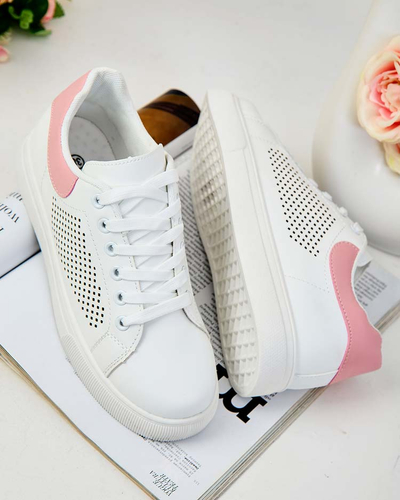 Royalfashion Chaussures de sport en cuir écologique pour femme Lafatta