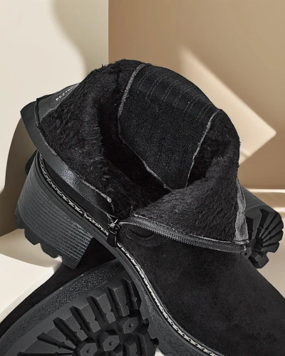 Royalfashion Bottes pour femmes en éco-daim sur un poteau par Segiag