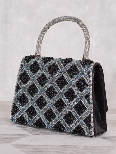 Sac à main pour femmes Royalfashion, orné de zircon et de perles