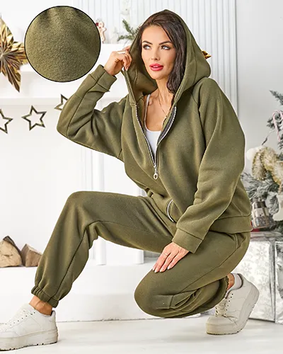 Royalfashion Ensemble de survêtement en coton pour femmes