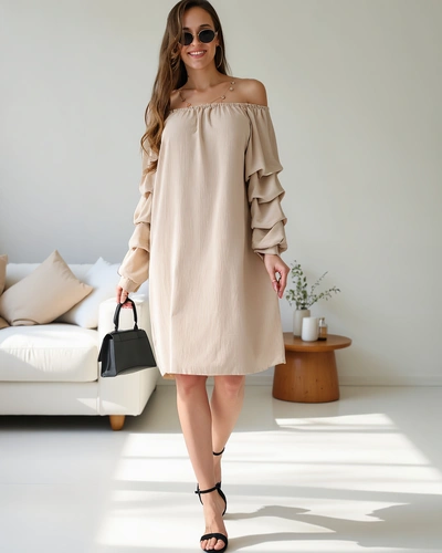 Robe femme Royalfashion Smooth a'la espagnole avec volants