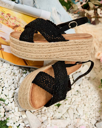 Royalfashion Sandales bottées Eloviale pour femme