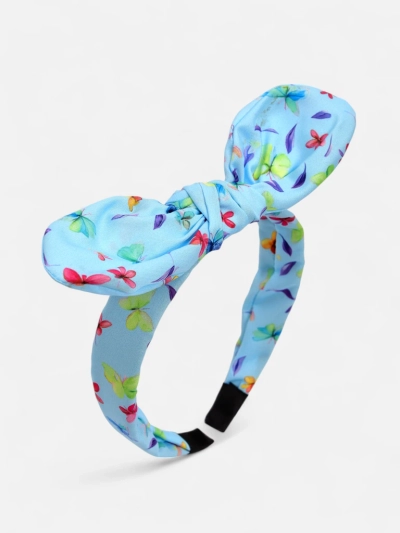 Royalfashion Bandeau pour enfants avec nœud et imprimé