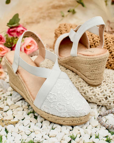 Royalfashion Espadrilles Oleqa à talon pour femme