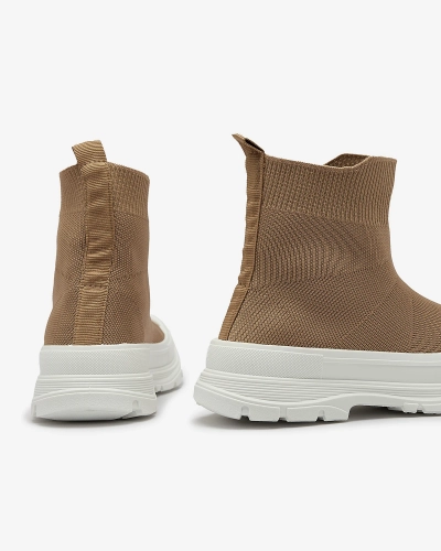 Chaussures de sport hautes a'la marron clair pour femmes Vertiks - Footwear