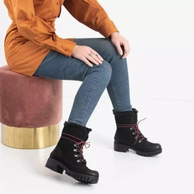 OUTLET Vêtement de travail Miratorg femme noir à lacets - Chaussures